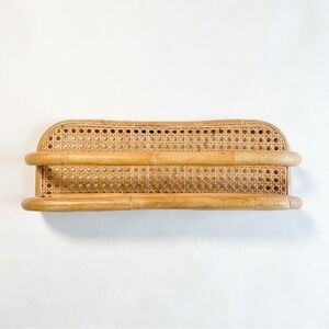 Urban Outfitters Marte Display Cane and Rattan Wall Shelf